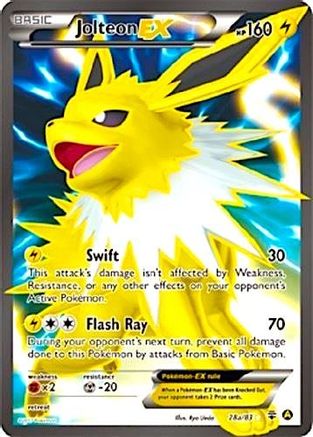 Image of Jolteon EX (28a/83) (Alternate Art Promo) [XY: Generations]