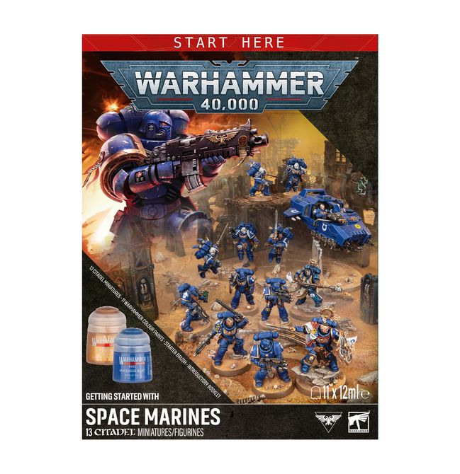 Image of Start Here: Warhammer 40,000 - Getting Started with Space Marines