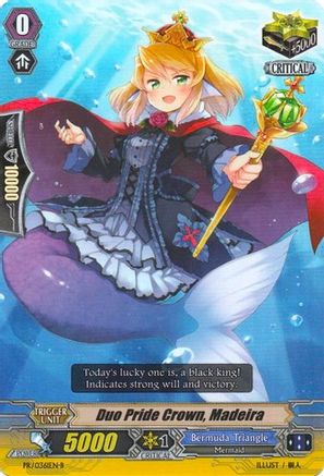 Image of Duo Pride Crown, Madeira (Black) (PROMO CARDS)