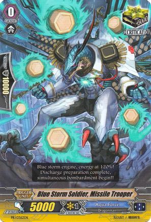 Image of Blue Storm Soldier, Missile Trooper (PROMO CARDS)