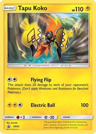 Image of Tapu Koko (SM30) [Sun & Moon: Black Star Promos]