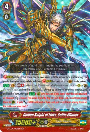 Image of Golden Knight of Links, Celtis Winner (FIGHTERS COLLECTION 2017)