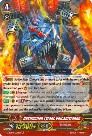 Image of Destruction Tyrant, Volcantyranno (FIGHTERS COLLECTION 2017)