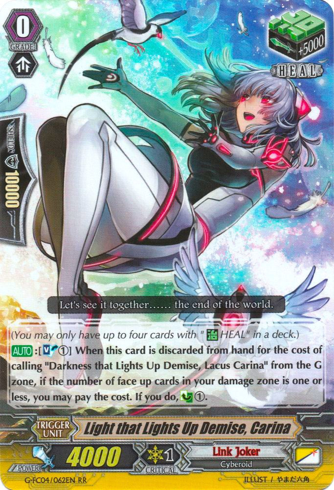 Image of Light that Lights Up Demise, Carina (G-FC04/062EN) [Fighters Collection 2017]