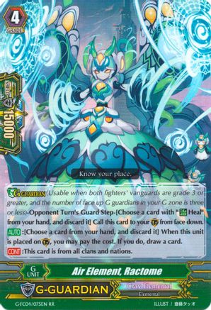 Image of Air Element, Ractome (FIGHTERS COLLECTION 2017)