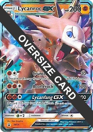 Image of Lycanroc GX (SM14) (Jumbo Card) [Sun & Moon: Black Star Promos]