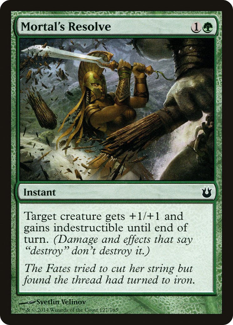 Image of Mortal's Resolve [Born of the Gods]