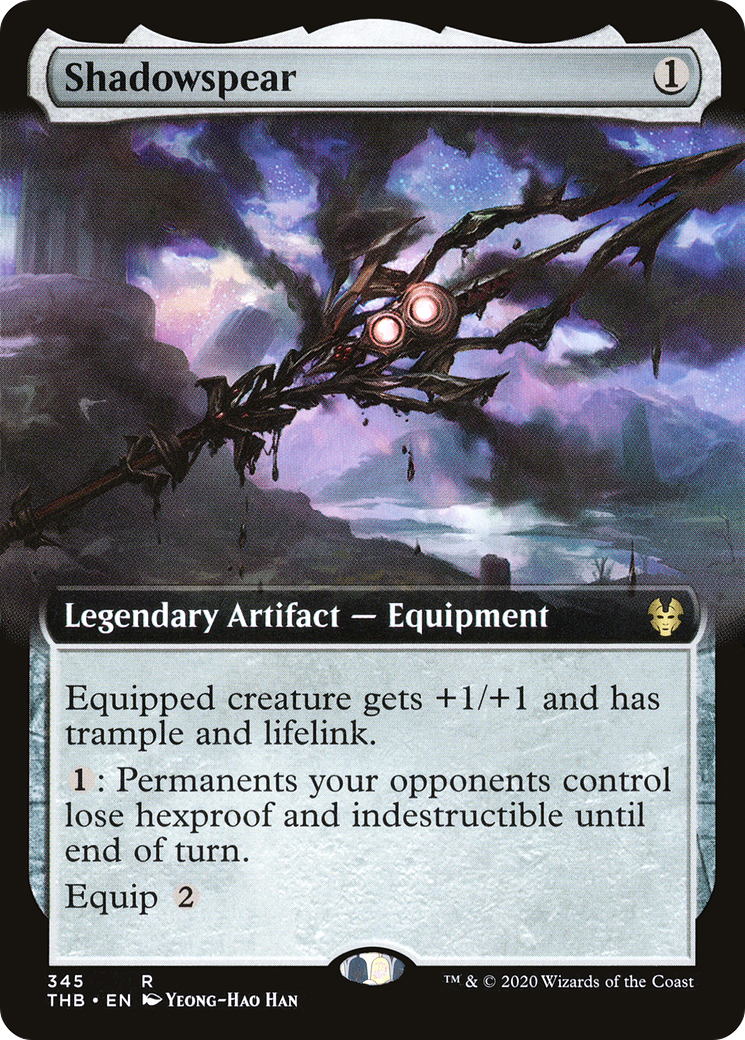 Image of Shadowspear (Extended Art) [Theros Beyond Death]