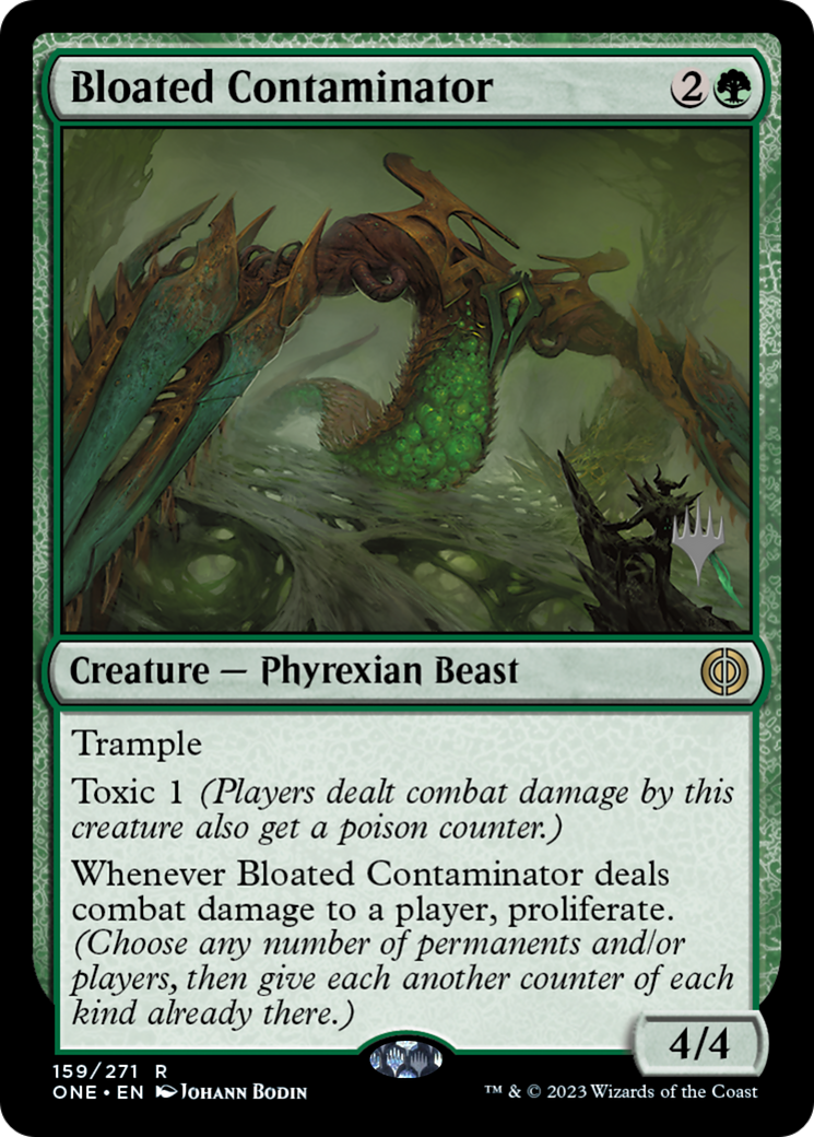 Image of Bloated Contaminator (Promo Pack) [Phyrexia: All Will Be One Promos]