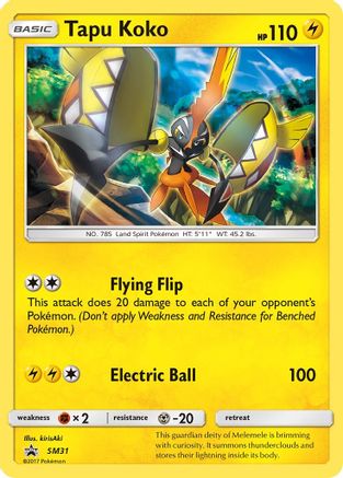 Image of Tapu Koko (SM31) [Sun & Moon: Black Star Promos]