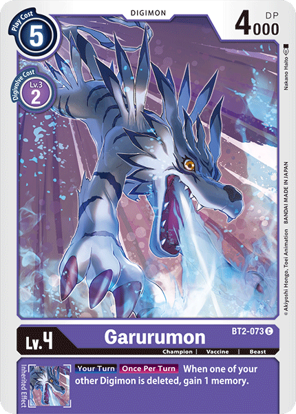 Image of Garurumon [BT2-073] [Release Special Booster Ver.1.0]