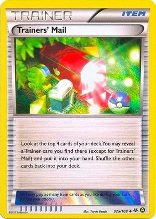 Image of Trainers' Mail (92a/108) [Alternate Art Promos]