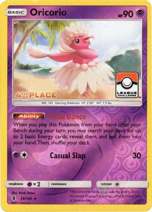 Image of Oricorio (55/145) (League Promo 4th Place) [Sun & Moon: Guardians Rising]