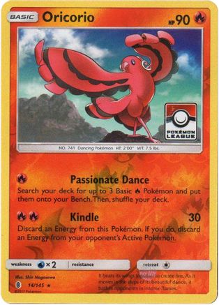Image of Oricorio (14/145) (League Promo) [Sun & Moon: Guardians Rising]