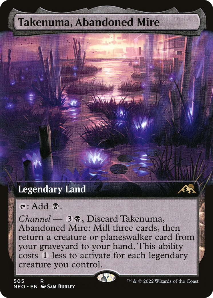 Image of Takenuma, Abandoned Mire (Extended Art) [Kamigawa: Neon Dynasty]