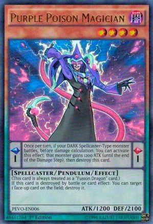 Image of Purple Poison Magician [PEVO-EN006] Ultra Rare