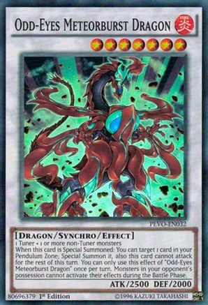 Image of Odd-Eyes Meteorburst Dragon [PEVO-EN032] Super Rare