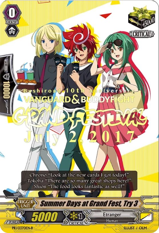 Image of Summer Days at Grand Fest, Try 3 (PR/0370EN B) [Promo Cards]