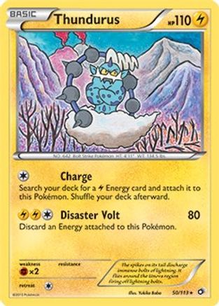 Image of Thundurus (50/113) (Theme Deck Exclusive) [Black & White: Legendary Treasures]
