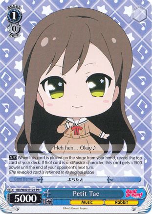 Image of Petit Tae (BD/W47-E125 PR) (Promo) [Bushiroad Event Cards]