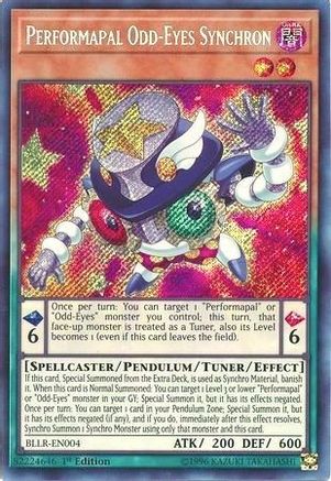 Image of Performapal Odd-Eyes Synchron [BLLR-EN004] Secret Rare