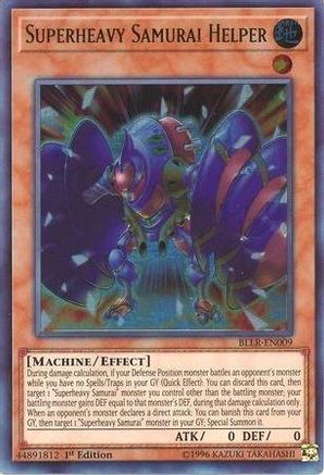 Image of Superheavy Samurai Helper [BLLR-EN009] Ultra Rare