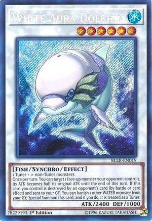 Image of White Aura Dolphin [BLLR-EN019] Secret Rare