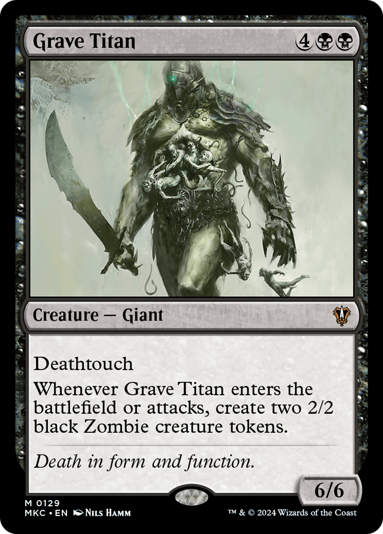 Image of Grave Titan [Murders at Karlov Manor Commander]