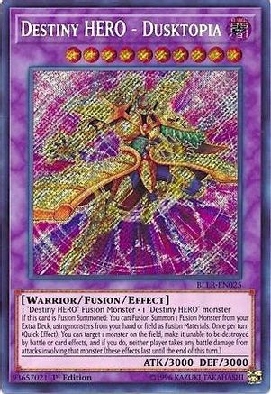 Image of Destiny Hero - Dusktopia [BLLR-EN025] Secret Rare