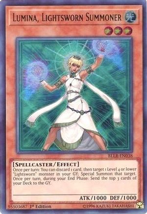 Image of Lumina, Lightsworn Summoner [BLLR-EN038] Ultra Rare
