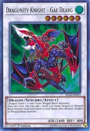 Image of Dragunity Knight - Gae Dearg [BLLR-EN059] Ultra Rare