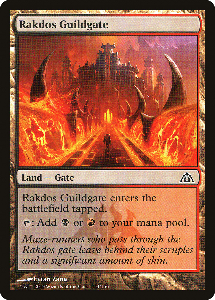 Image of Rakdos Guildgate [Dragon's Maze]