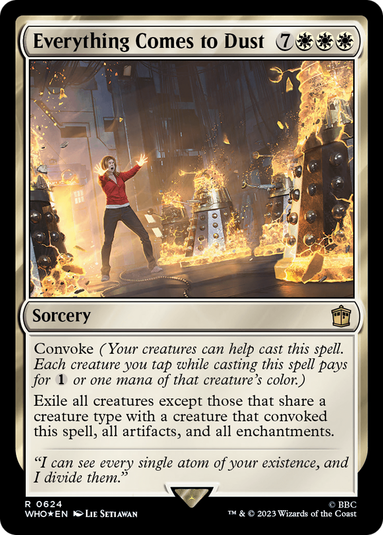 Image of Everything Comes to Dust (Surge Foil) [Doctor Who]