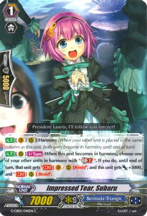 Impressed Tear, Subaru (G-CB05: PRISMATIC DIVAS)