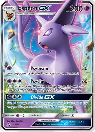 Image of Espeon GX (SM35) [Sun & Moon: Black Star Promos]