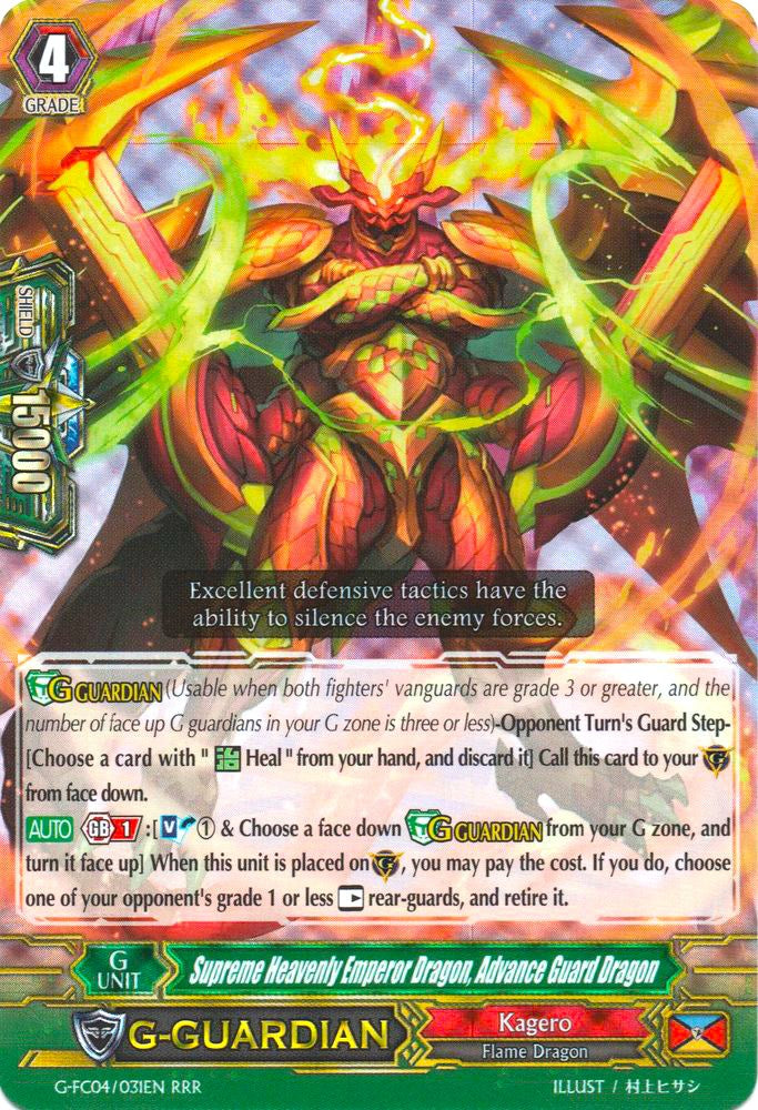 Image of Supreme Heavenly Emperor Dragon, Advance Guard Dragon (G-FC04/031EN) [Fighters Collection 2017]