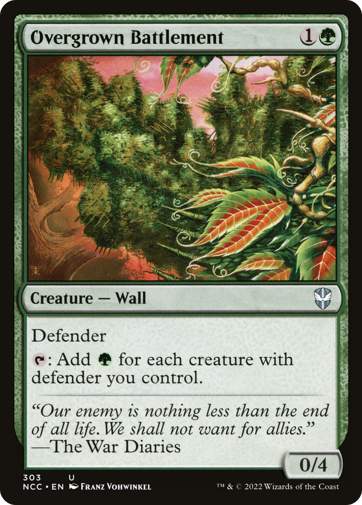 Image of Overgrown Battlement [Streets of New Capenna Commander]