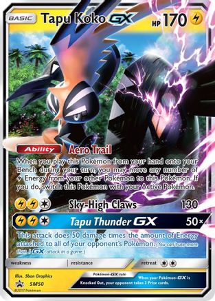 Image of Tapu Koko GX (SM50) [Sun & Moon: Black Star Promos]