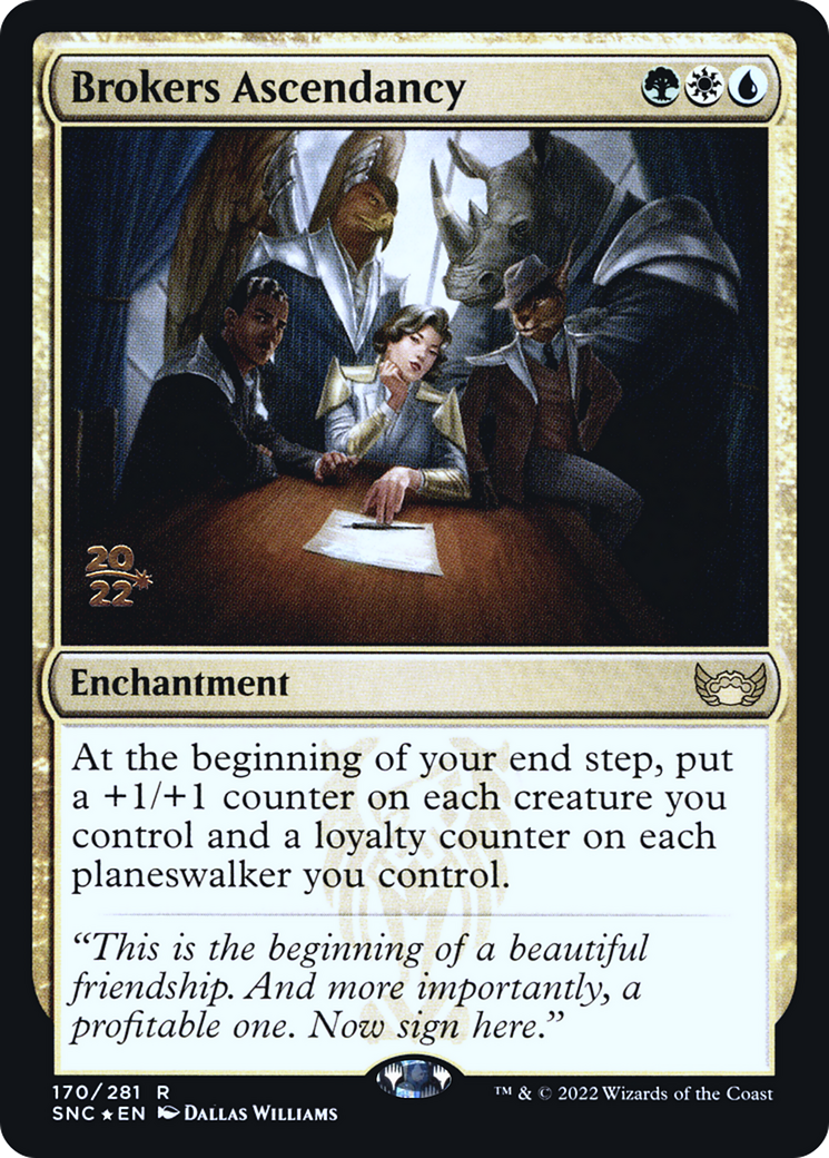 Image of Brokers Ascendancy [Streets of New Capenna Prerelease Promos]