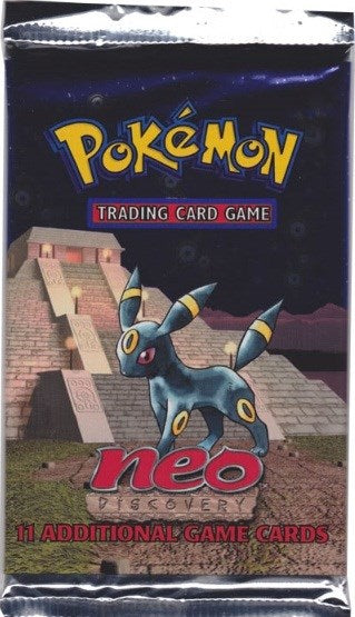 Neo Discovery Unlimited Booster Pack, UNWEIGHED and FACTORY SEALED
