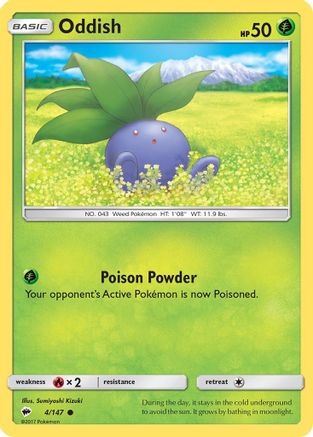 Image of Oddish (4/147) [Sun & Moon: Burning Shadows]