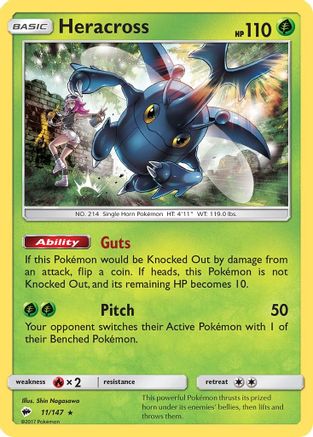 Image of Heracross (11/147) [Sun & Moon: Burning Shadows]
