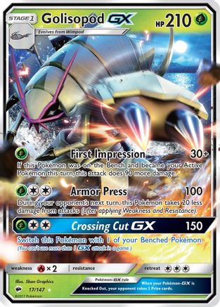 Image of Golisopod GX (17/147) [Sun & Moon: Burning Shadows]