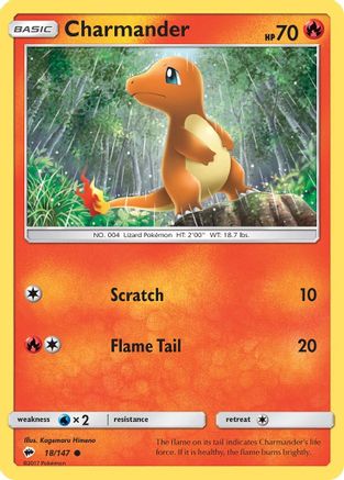 Image of Charmander (18/147) [Sun & Moon: Burning Shadows]