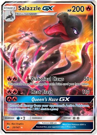 Image of Salazzle GX (25/147) [Sun & Moon: Burning Shadows]