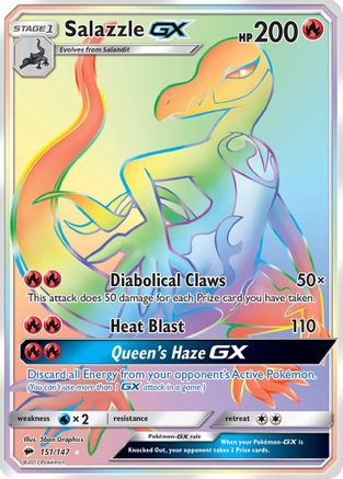 Image of Salazzle GX (151/147) [Sun & Moon: Burning Shadows]