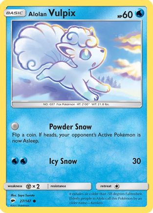 Image of Alolan Vulpix (27/147) [Sun & Moon: Burning Shadows]
