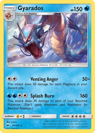 Image of Gyarados (33/147) [Sun & Moon: Burning Shadows]