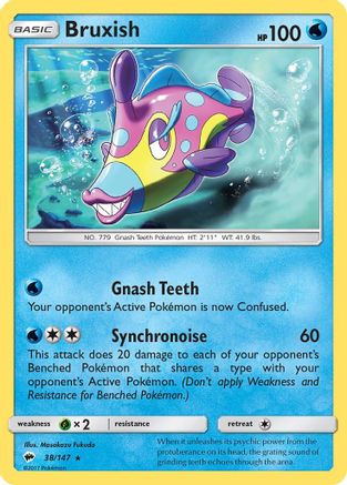 Image of Bruxish (38/147) [Sun & Moon: Burning Shadows]
