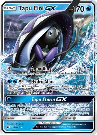 Image of Tapu Fini GX (39/147) [Sun & Moon: Burning Shadows]